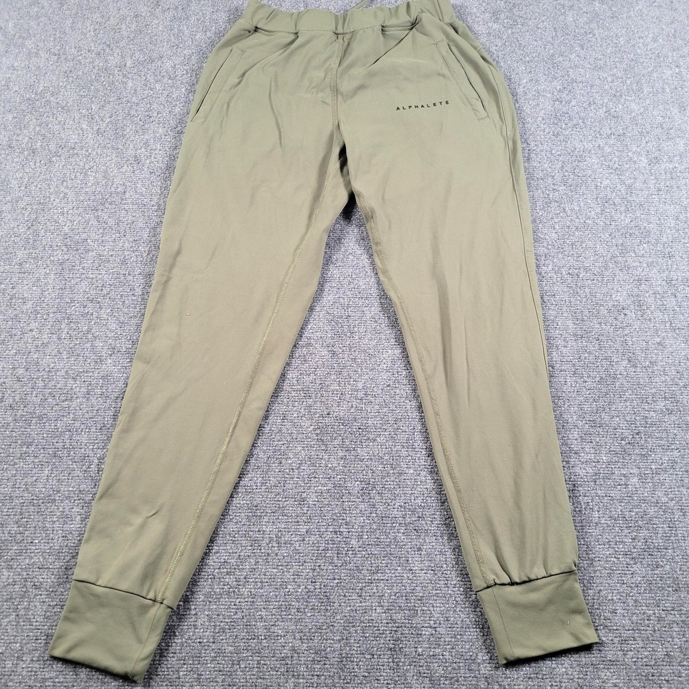 Alphalete Joggers Mens Medium Athletic Pants Nylon Spandex Stretch Gym Workout